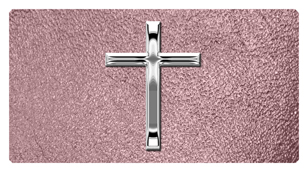 DSC700 510 SL SH OR Silver Single Cross Shimmer Orchid Background